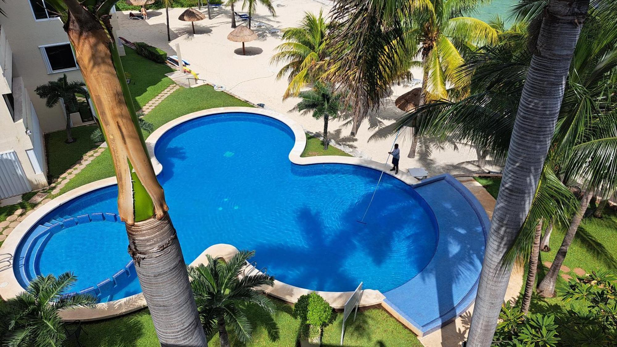 Ocean Front - Ground Floor Condo Cancún Buitenkant foto